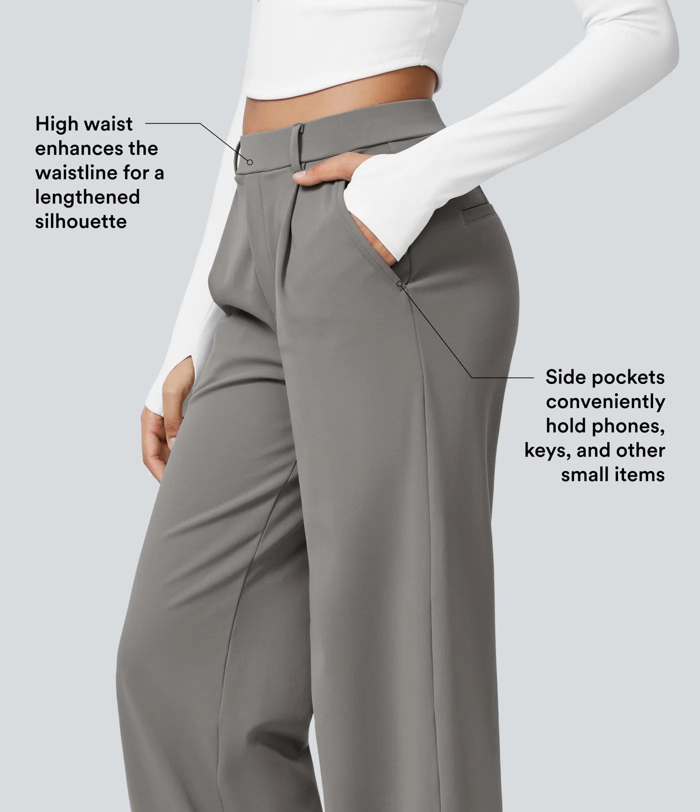 Eleganckie Spodnie - Maison Elle